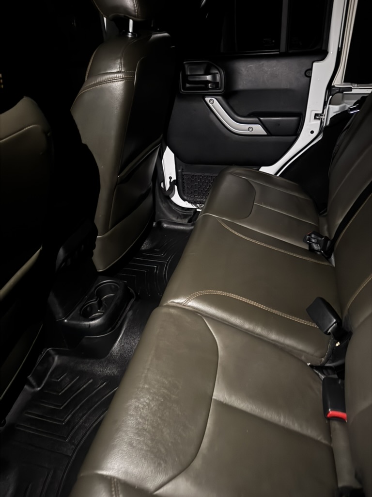 Car interior after mobile detailing in Dublin Ohio